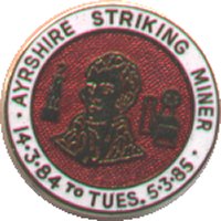 Ayrshire Striking Miner 14-3-84 to Tues 5-3-85