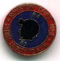 Royston Drif Mine - 1 years Loyalty to NUM 84/85