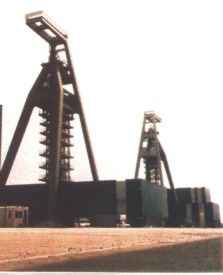 Thorne Colliery's Futuristic Headgear